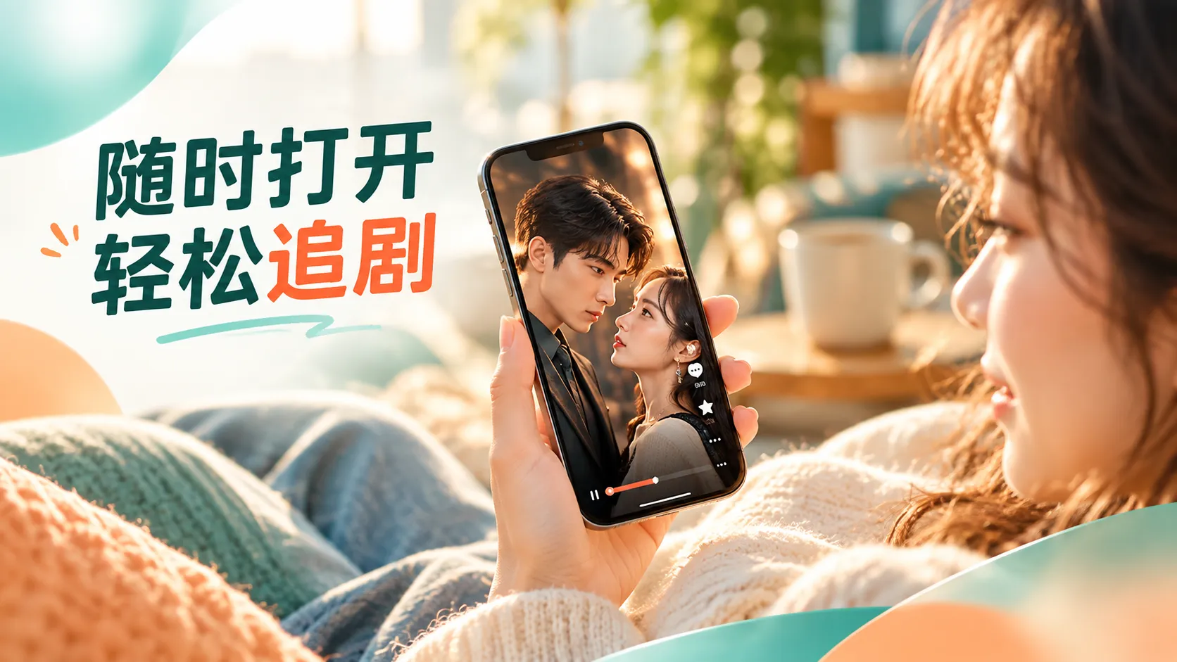 电脑网页中浏览短剧列表的界面场景